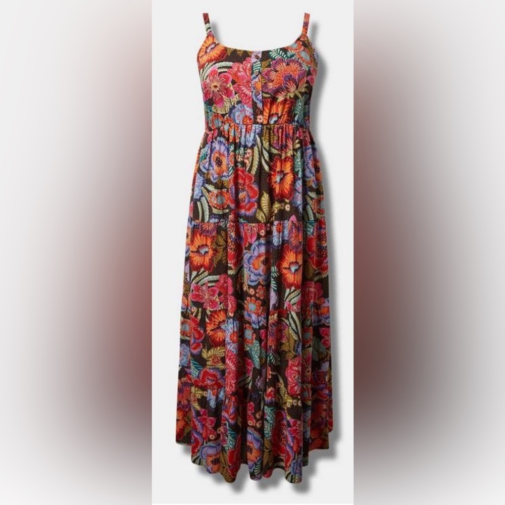Torrid Maxi Tiered Dress - Plus Size 4 (brand new tags on)